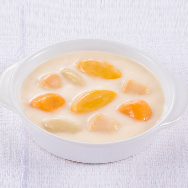幸福微笑_ 奶油雞肉燴蔬菜慕斯