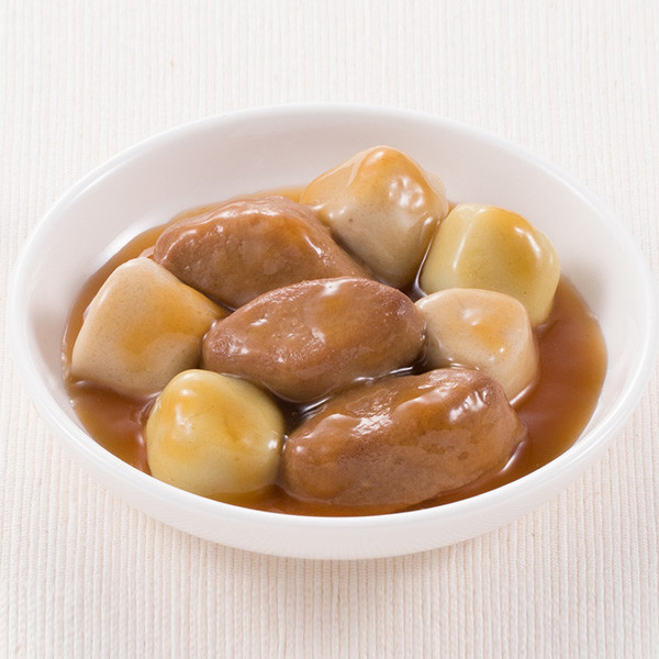 幸福微笑_ 牛肉牛蒡生姜煮慕斯